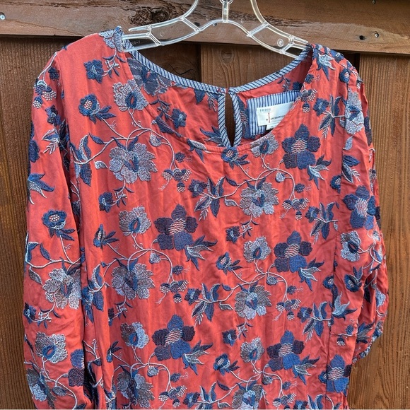 Anthro embroidered mini dress - Picture 2 of 9